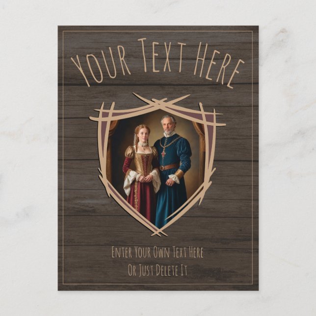 Postal Escudo de armas de Knight (Anverso)