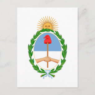 Postal Escudo de armas de la Argentina