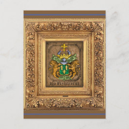 Postal Escudo de Armas de la Familia Holandesa Westerfiel