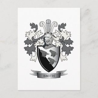 Postal Escudo de armas de la familia Smith