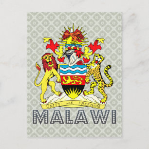 Postal Escudo de armas de Malawi