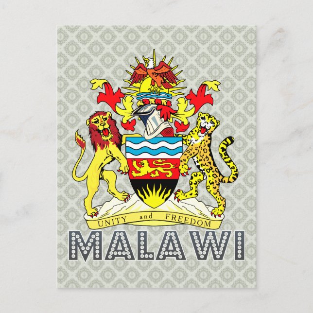 Postal Escudo de armas de Malawi (Anverso)