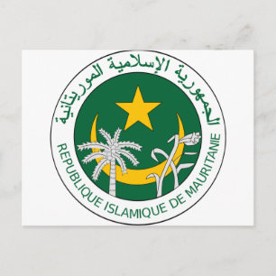 Postal Escudo De Armas De Mauritania