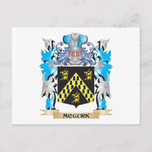 Postal Escudo de armas de Mcgurk - escudo familiar
