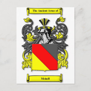Postal Escudo de armas de Meindl