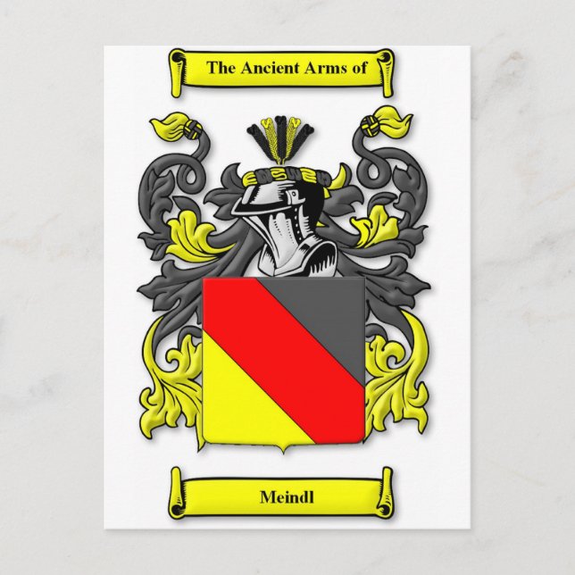 Postal Escudo de armas de Meindl (Anverso)