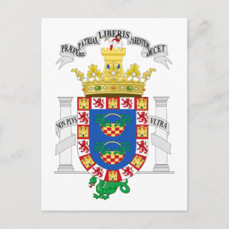 Postal Escudo de armas de Melilla (España)