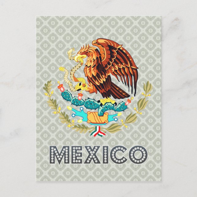 Postal Escudo de armas de México (Anverso)
