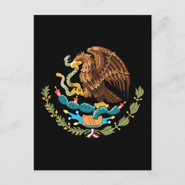 Postal Escudo de armas de México (Anverso)