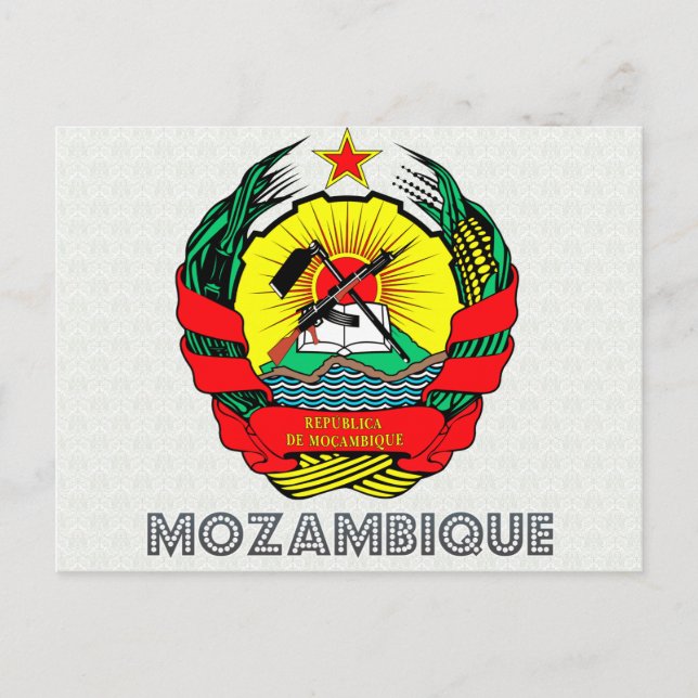 Postal Escudo de armas de Mozambique (Anverso)