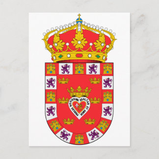 Postal Escudo de armas de Murcia (España)