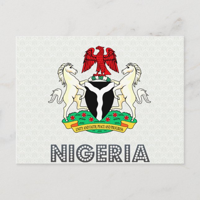Postal Escudo de armas de Nigeria (Anverso)