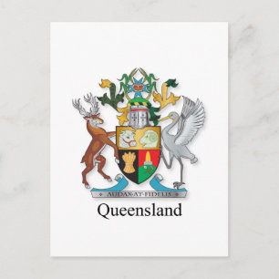 Postal Escudo de armas de Queensland