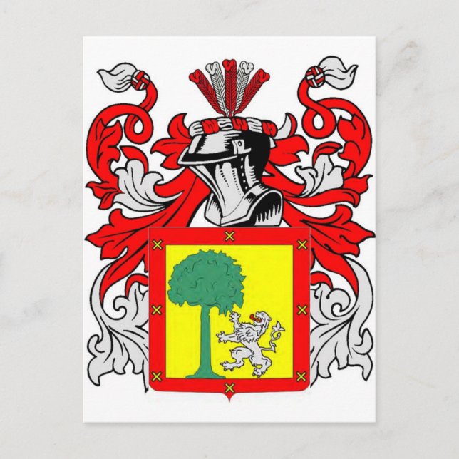 Postal Escudo de armas de Ramírez (Anverso)