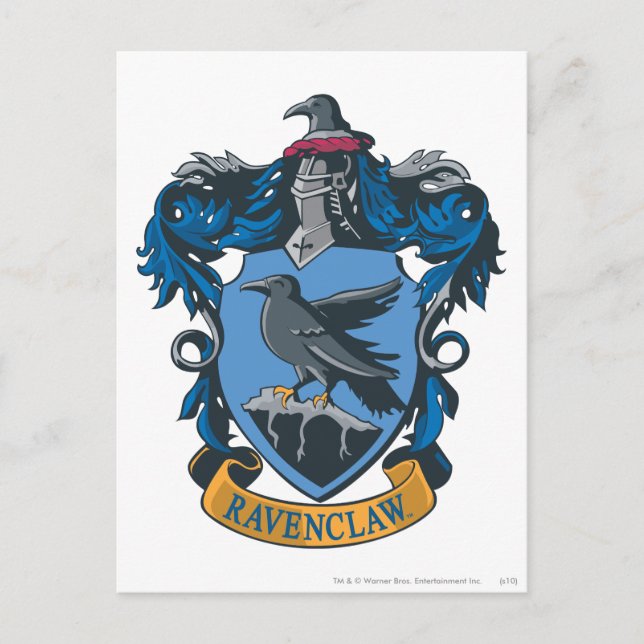 Postal Escudo de armas de Ravenclaw | Harry Potter (Anverso)