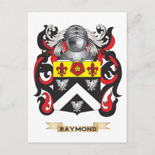 Postal Escudo de armas de Raymond (reposo familiar)