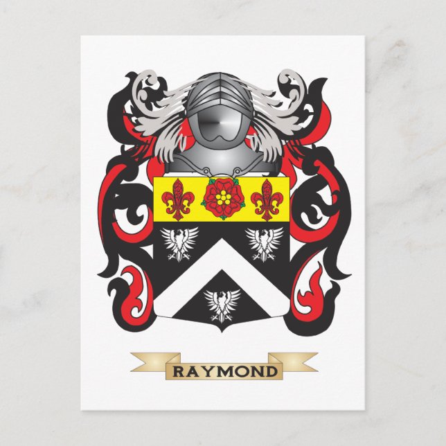 Postal Escudo de armas de Raymond (reposo familiar) (Anverso)