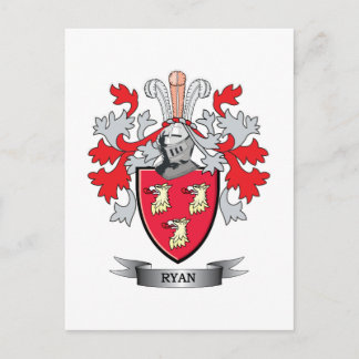 Postal Escudo de armas de Ryan