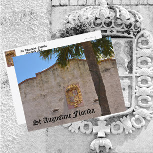 Postal Escudo de armas de S. Agustín FL del Imperio Españ