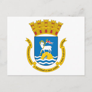Postal Escudo De Armas De San Juan