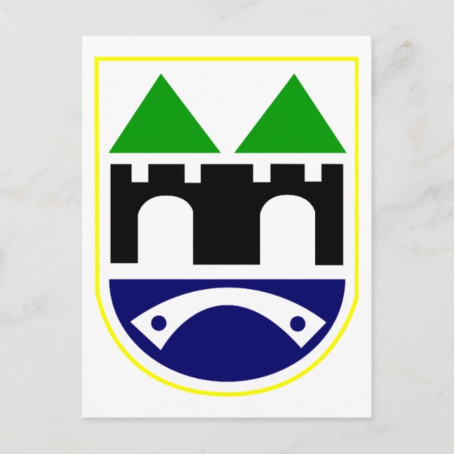 Postal Escudo de armas de Sarajevo (Anverso)