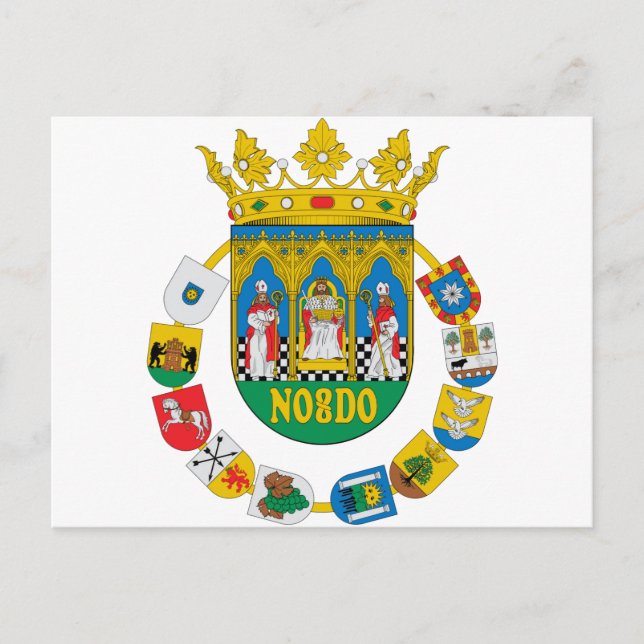 Postal Escudo de armas de Sevilla (España)2 (Anverso)