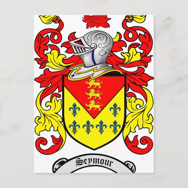 Postal escudo de armas de seymour (Anverso)