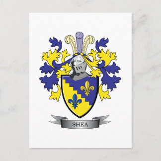 Postal Escudo de armas de Shea