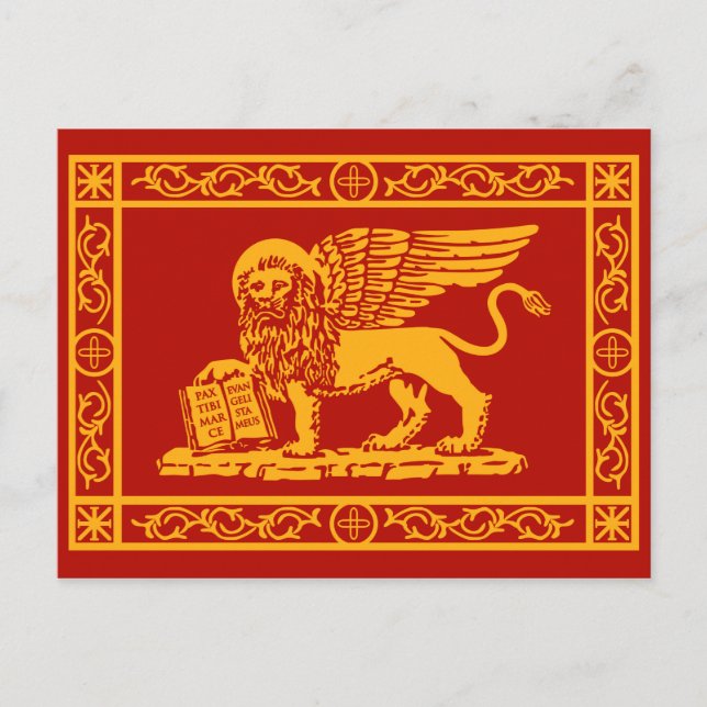 Postal Escudo de armas de Venecia (Anverso)