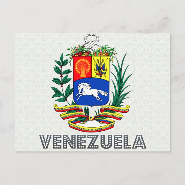 Postal Escudo de armas de Venezuela (Anverso)