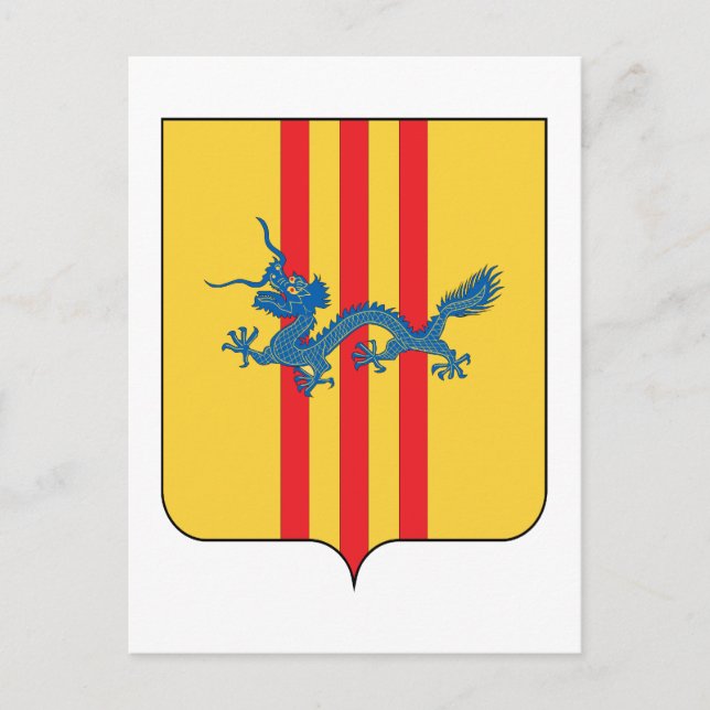 Postal Escudo de armas de Vietnam del Sur (Anverso)