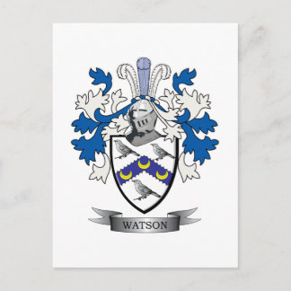 Postal Escudo de armas de Watson
