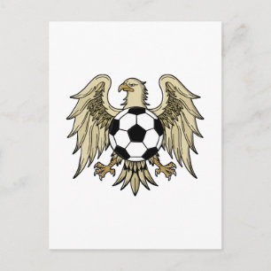 Postal Escudo de Armas del Águila de la Herencia Alemana