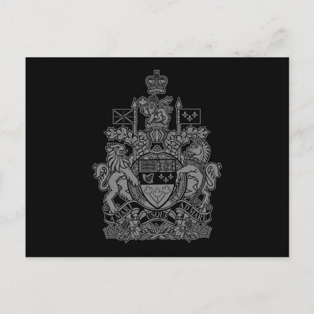 Postal Escudo de armas del Canadá - Escudo del Canadá (Anverso)