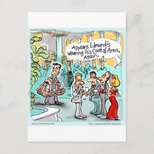 Postal Escudo De Armas Divertidos Regalos Tees & Cards Et