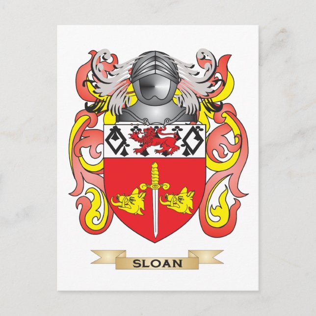 Postal Escudo de armas esloveno (escudo familiar) (Anverso)