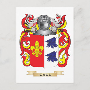 Postal Escudo de armas galo (escudo familiar)