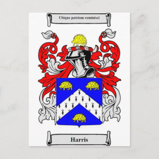 Postal Escudo de armas Harris