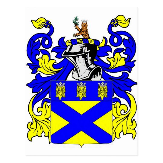 Postal Escudo de armas (inglés) del tonelero Zazzle.es