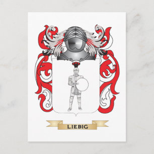 Postal Escudo de armas Liebig (escudo de familia)