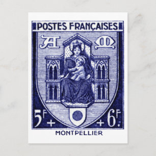 Postal Escudo de armas, Montpellier Francia