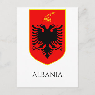 Postal Escudo de Armas Nacional Patrimonio Artístico Alba