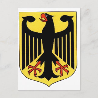 Postal Escudo de armas para Alemania
