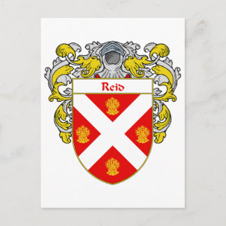 Postal Escudo de armas Reid (Mantled)