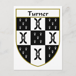 Postal Escudo de armas/reposo familiar de Turner