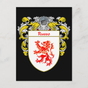 Postal Escudo de armas ruso (Mantled)