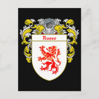 Postal Escudo de armas ruso (Mantled)