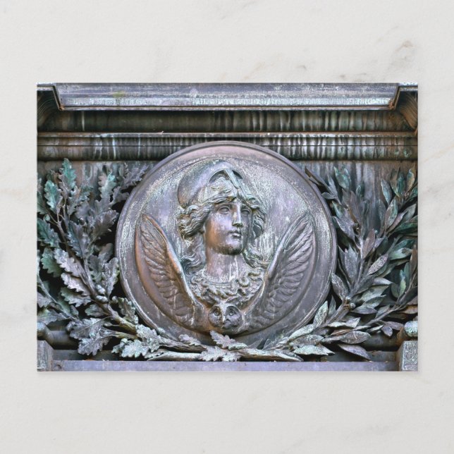 Postal Escudo de Athena (Anverso)