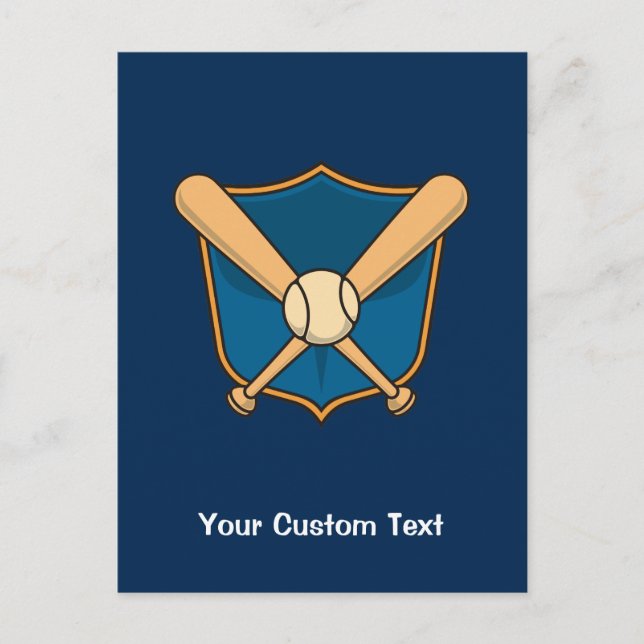 Postal Escudo de béisbol (Anverso)