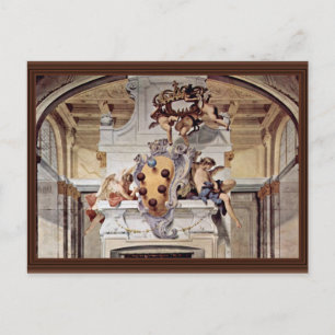 Postal Escudo De Brazos Del Medici, Por Ricci Sebastiano